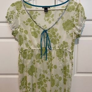 Vintage Lucky Brand peasant Top.  Size Small